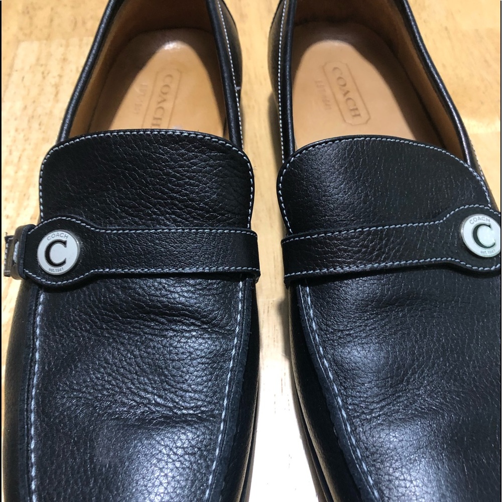 Coach Leann leather loafers 9.5